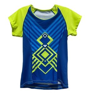 Moxie contour color block tee jersey size small